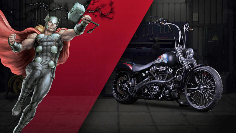 Illustration for article titled Marvel and Harley-Davidson Made a Bunch of Badass Super Hero Bikes